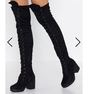 Nasty Gal Over The Knee Boots